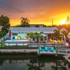 NEW! Waterfront Fun House - Kayaks, Pool, Hot Tub