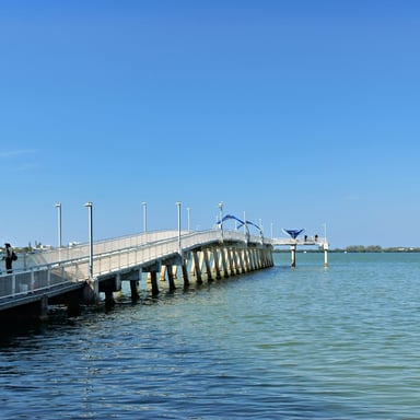 A low-key Pinellas County beach town with a fishing pier, local restaurants, and calm Gulf water.