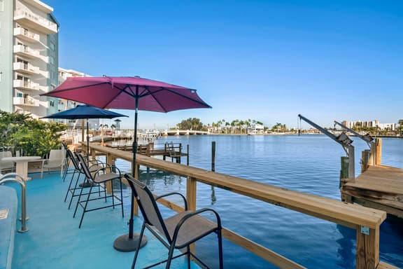 Swim, Sun & Stay | Heated Waterfront Salt Pool